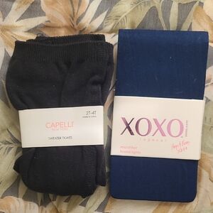 Capelli New York Black Sweater Tights